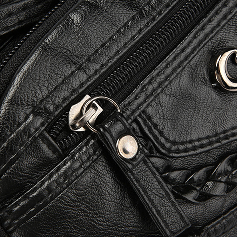 Arenzza women's soft PU leather crossbody bag with multiple pockets, stylish accessory for everyday use.