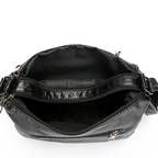 Arenzza women's soft PU leather crossbody bag with multiple pockets, featuring a sleek design and adjustable strap.