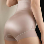 A beige high-waist seamless shapewear by Arenzza designed for tummy control and smooth silhouette.