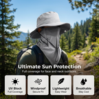 Arenzza breathable fisherman hat with detachable face mask, lightweight outdoor clothing and accessories for sun protection and style.