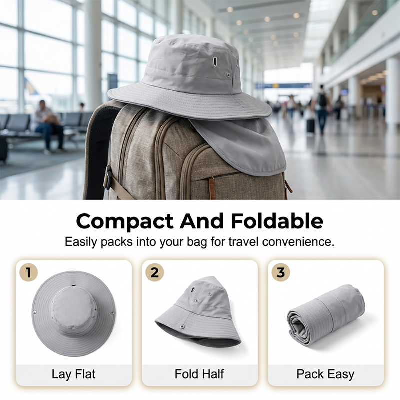 Arenzza breathable fisherman hat with a detachable face mask, lightweight outdoor clothing and accessories for sun protection.