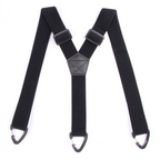 Men's Arenzza X-back suspenders with hook clips, showcasing adjustable straps and metal clips for stylish, functional clothing accessory.
