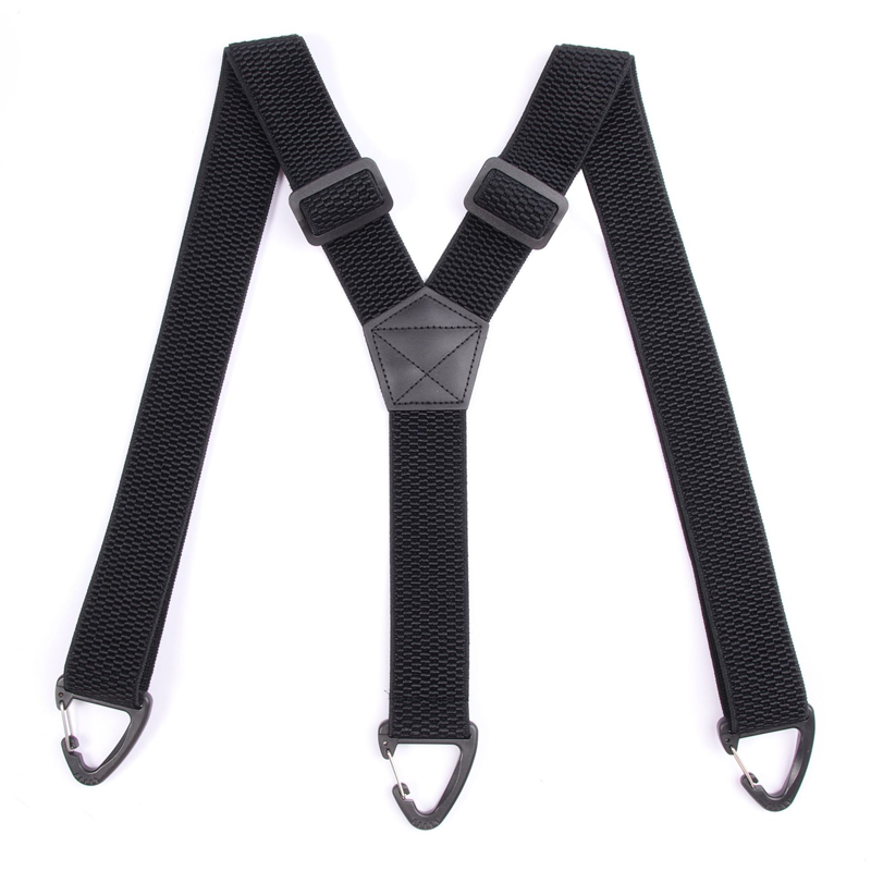 Men's Arenzza X-back suspenders with hook clips, showcasing adjustable straps and metal clips for stylish, functional clothing accessory.