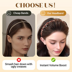 A Arenzza vintage high cranium artificial pearl hairband with elegant design, perfect for stylish accessories and hair styling.