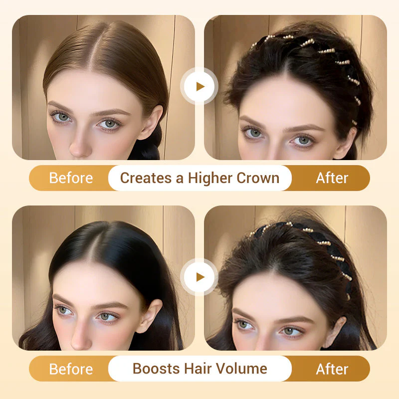 Vintage Arenzza high cranium hairband with artificial pearls, stylish headwear for elegant accessories and fashion.