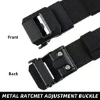 Men’s Arenzza EDC nylon tactical belt with adjustable buckle and durable design, suitable for everyday carry and outdoor activities.