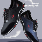 A pair of men's slip-on shoes by Arenzza, lightweight and breathable, shown on a plain background.