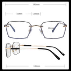 Arenzza ultra-lightweight geometric shape reading glasses with clear lenses, stylish and compact for everyday use.