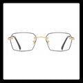 Arenzza ultra-lightweight geometric shape reading glasses with clear lenses, stylish design, and slim frame for comfortable wear.