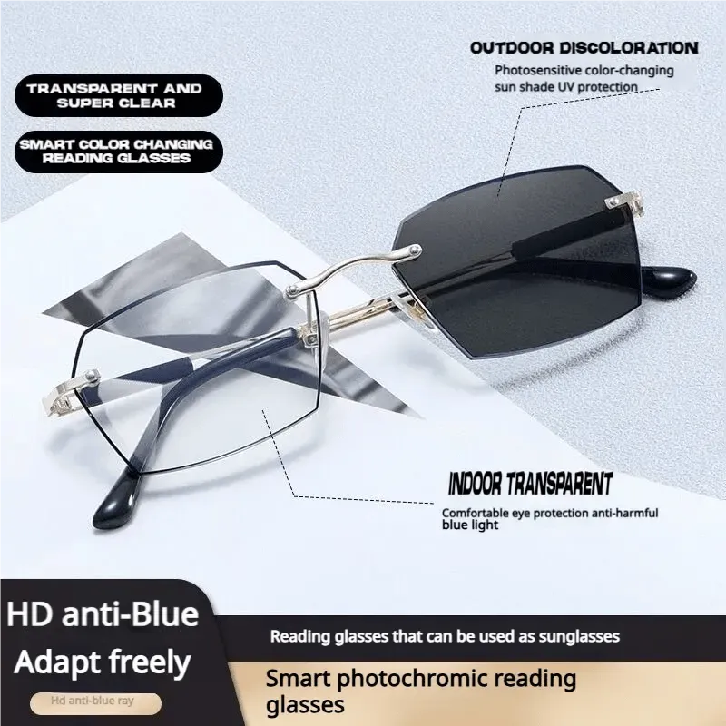 Arenzza ultra-lightweight geometric shape reading glasses with clear lenses, stylish and compact for everyday use.