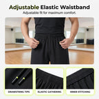 A pair of men's quick-dry sports shorts from Arenzza, featuring a lightweight design suitable for summer workouts.