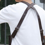 Arenzza outdoor tactical bag with double shoulder straps, multiple pockets, and anti-theft design for secure travel and outdoor activities.