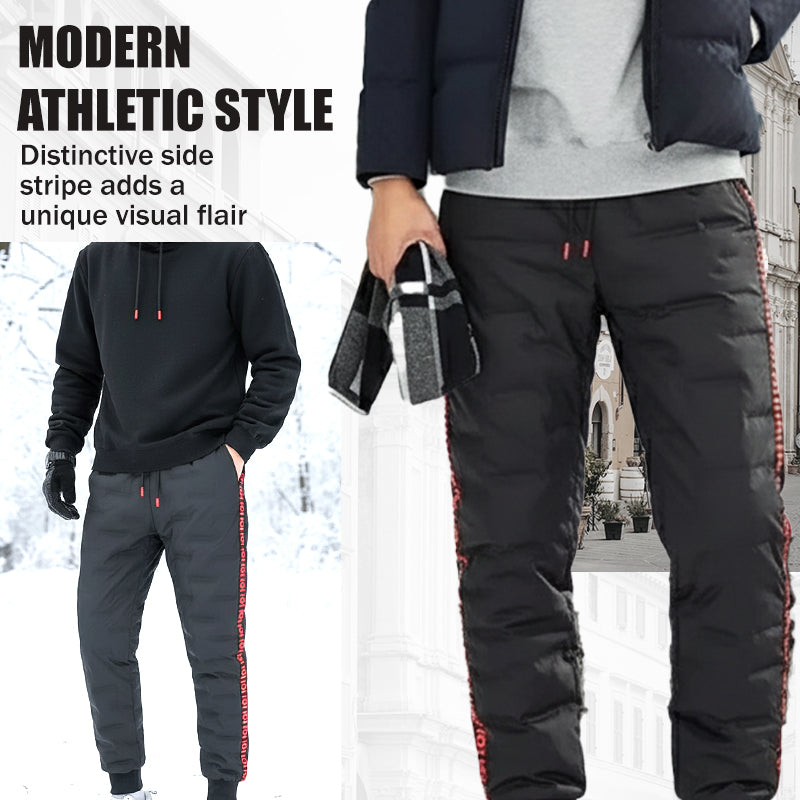 A pair of Arenzza men's thickened windproof warm trousers featuring a durable, insulated design for cold weather comfort.
