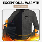 Men's casual warm coat by Arenzza, featuring a cozy, insulated design in a neutral color, perfect for cold weather.