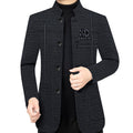 Men's casual warm coat by Arenzza, featuring a stylish winter jacket with a hood and quilted design for cold weather.