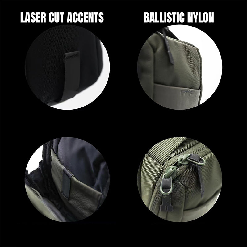 Aarenza waterproof magnetic bag for clothing and accessories, featuring durable design and versatile storage options.