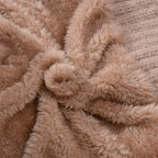 Aarenza stylish chunky winter knit hat with warm face cover and scarf, offering cozy cold-weather clothing and accessories.
