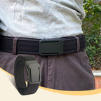 Arenzza quick release metal buckle tactical belt with durable nylon strap and sturdy metal buckle for outdoor and tactical use.