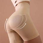 A woman wearing Arenzza women's tummy control butt-lifting shapewear, showcasing a smooth silhouette and supportive fit.
