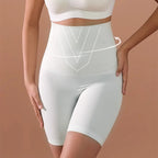 Aarenzza women's tummy control and butt-lifting shapewear worn under clothing, showing smooth, sculpted silhouette and high waist design.