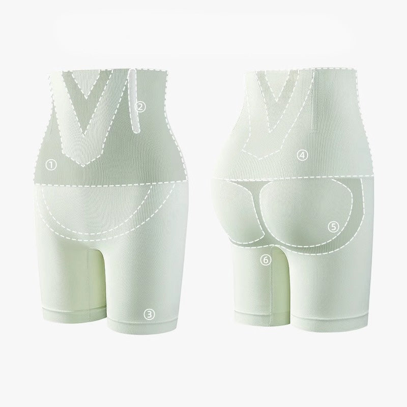Aarenza women's tummy control and butt-lifting shapewear in black, designed to shape and smooth the waist and hips.