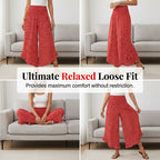 Women’s high waist wide-leg pants by Arenzza, flowy, slimming, and comfortable clothing for a chic, relaxed look.