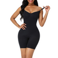 Arenzza butt lifting tummy control bodysuit shapewear showing a sleek, form-fitting black garment designed to shape and lift the waist and hips.