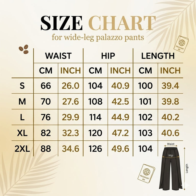 A woman wearing Arenzza's flowing chiffon wide-leg pants, showcasing their chic and comfortable design for stylish occasions.