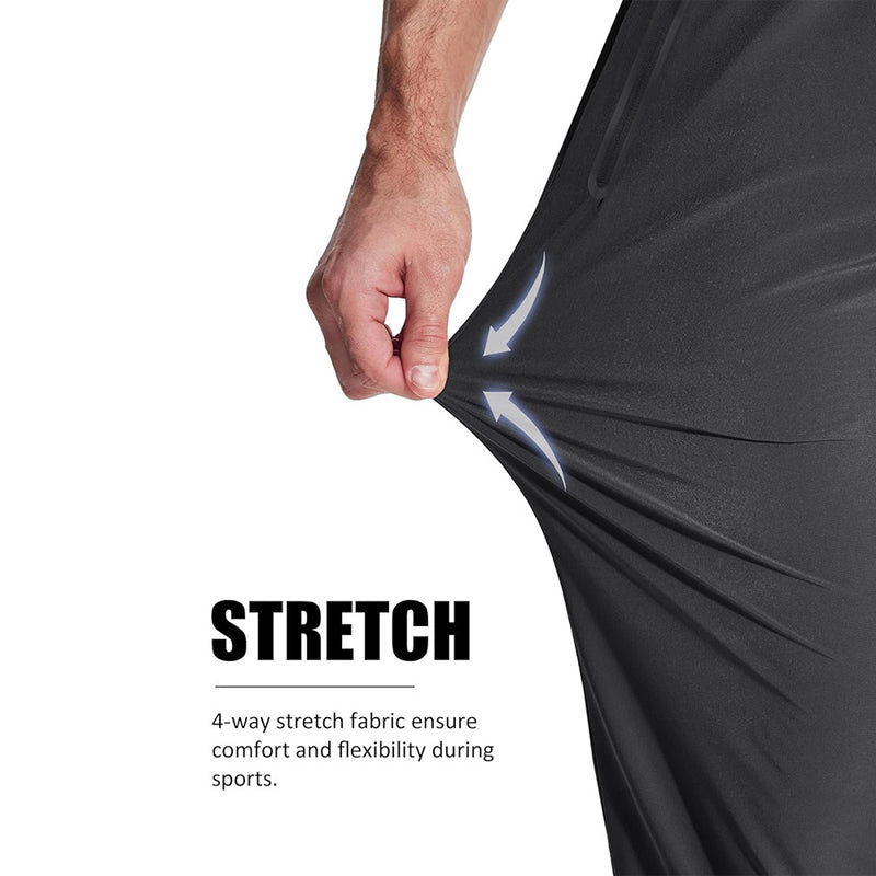 Men's lightweight athletic pants by Arenzza with zipper pockets, featuring a comfortable fit and sporty design.