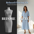 Women's casual linen blend shirt dress by Arenzza, featuring a relaxed fit, long sleeves, and a button-front design.