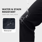 Unisex Arenzza solid color windproof thermal pants featuring a relaxed fit and elastic waistband for cold weather outdoor wear.