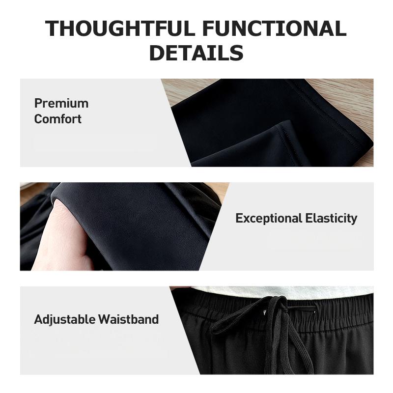 Unisex solid color windproof thermal pants by Arenzza, showcasing the black, lightweight, and insulated outdoor clothing.