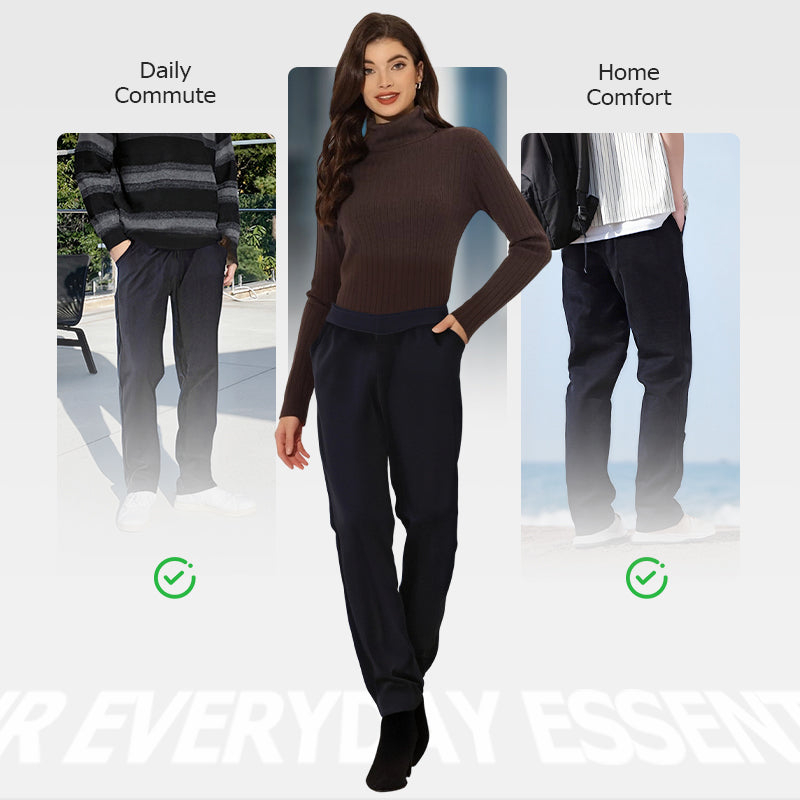 Unisex solid color windproof thermal pants by Arenzza, lightweight and warm, suitable for cold weather outdoor activities.