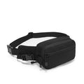 Arenzza tactical concealed carry waist pack with holster, black fabric, adjustable straps, and multiple storage compartments.