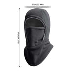 A unisex Arenzza windproof and warm balaclava made of soft fabric, covering the head and neck for cold weather protection.