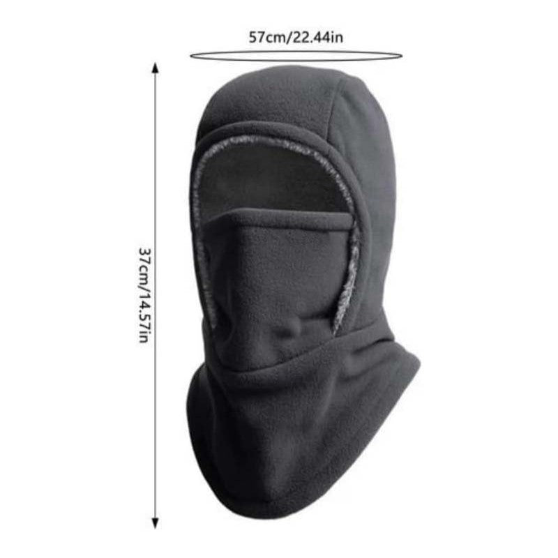 A unisex Arenzza windproof and warm balaclava made of soft fabric, covering the head and neck for cold weather protection.