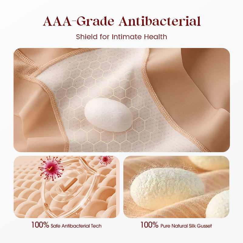 A pair of women's breathable shorts underwear from Arenzza, shown in soft pink, designed for comfort and everyday wear.