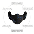 Arenzza winter warmer earmuffs and mask set, soft fleece material, designed to keep ears and face warm in cold weather.