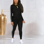 Aarenza women's 2-piece long sleeve tracksuit set with a hoodie and joggers in a stylish, comfortable design.