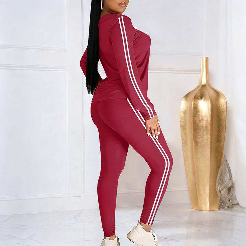 Arenzza women's 2-piece long sleeve tracksuit set with matching top and pants in a stylish, comfortable athletic clothing design.