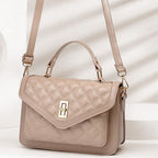 Aarenza women's casual crossbody shoulder bag in neutral color, featuring adjustable strap and compact design for everyday use.