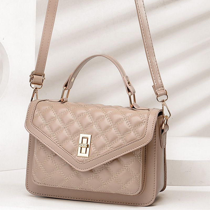 Aarenza women's casual crossbody shoulder bag in neutral color, featuring adjustable strap and compact design for everyday use.