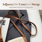 Aarenza women's quilted crossbody mini bag in stylish design, featuring a compact shape and adjustable strap for fashionable carrying.