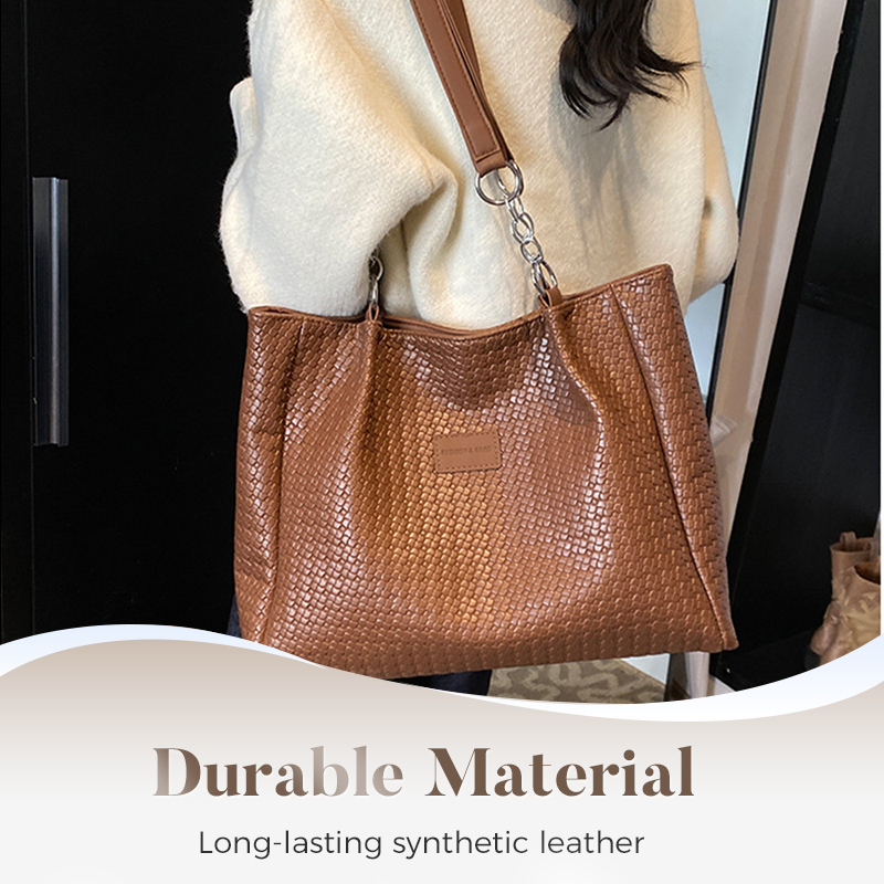 Women's synthetic leather tote bag by Arenzza with spacious interior and stylish design, perfect for everyday accessories.