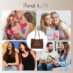 Women's synthetic leather tote bag by Arenzza, featuring a spacious design with sturdy handles and stylish finish.