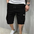 Men's casual cargo shorts with drawstring waist from Arenzza, featuring multiple pockets and a relaxed fit for everyday wear.