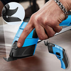 Arenzza handheld cordless electric cloth cutting scissors with ergonomic handle, perfect for fabric and clothing accessories.