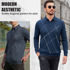 Men's casual modern layered style top by Arenzza, featuring a trendy and comfortable clothing design with layered fabric details.