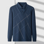 Men's casual modern layered style top by Arenzza, featuring a contemporary design with soft fabric and relaxed fit.
