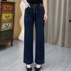 Women’s casual straight-leg pants by Arenzza, featuring a relaxed fit and comfortable fabric, shown in a neutral color.